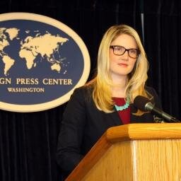 Marie Harf, Deputy Spokesperson for the Department of State.