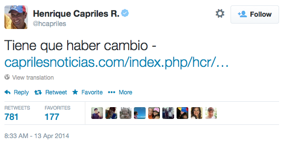 capriles-tweet