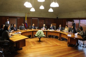 Jorge Pretelt, president of the Constitutional Court, allegedly accepted an illegal bribe from a Colombian oil company. (Corte Constitucional de Colombia).