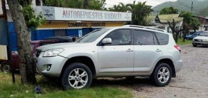 Gunmen opened fire on Joel Aquiles Torres Alvarenga's Toyota Rav4 as the TV station owner traveled to Tegucigalpa.