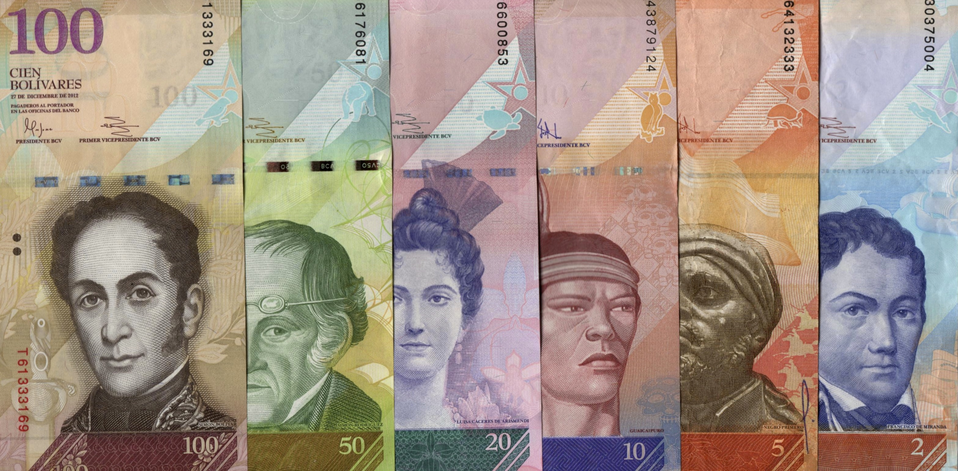 Venezuelan Bolívar’s Strongest Bill Now Fetches 47 US Cents