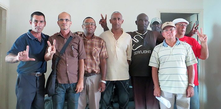 Members of the Anarcho-Capitalist Club of Cuba. (xxx)