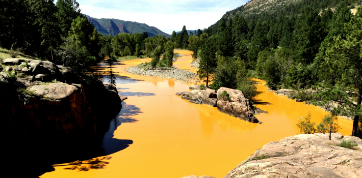 The Animas River in recent days. (Lawyers, Guns, and Money)