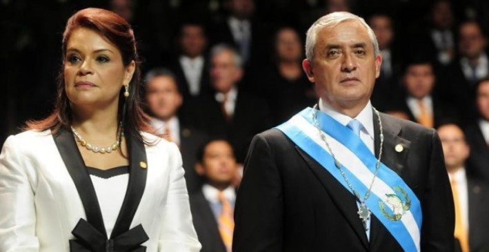 Guatemalan authorities arrested Pérez Molina's former vice president, Roxana Baldetti, on August 21.