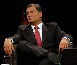 Ecuadorian President Rafael Correa passed a new media law in 2013.