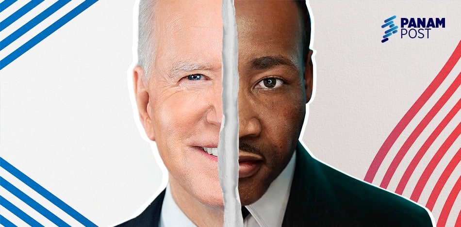 Biden miente al insistir con el relato de su lucha histórica contra el racismo