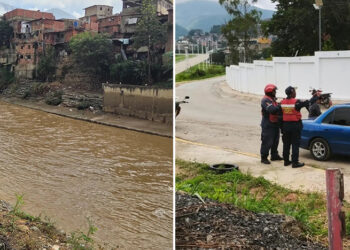 Al menos cuatro personas desaparecidas tras las fuertes lluvias en Caracas