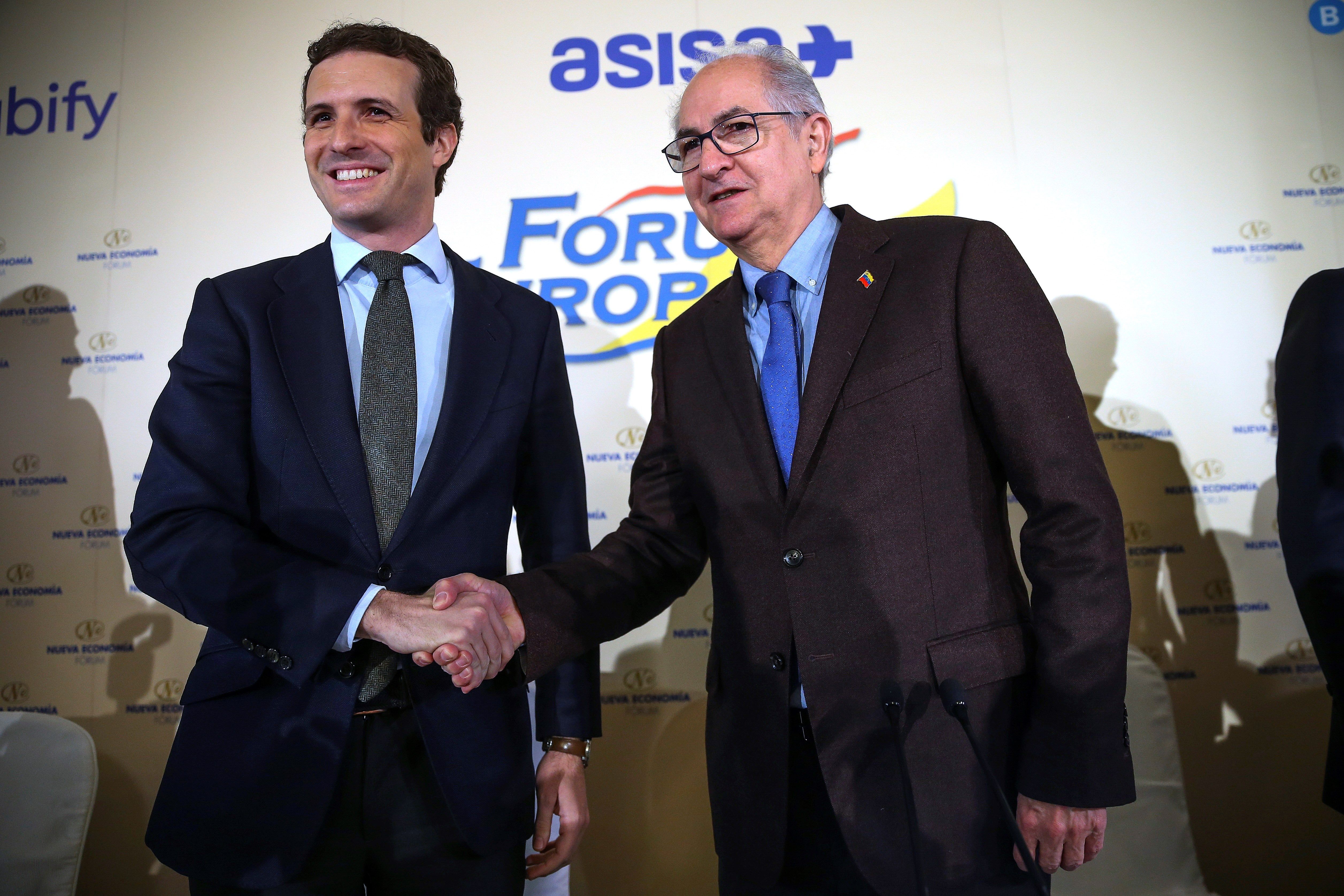 Casado Líder español Maduro