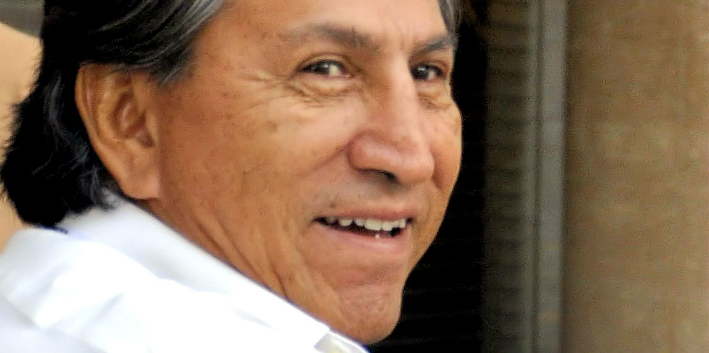 Alejandro Toledo is alleged to have taken a USD $20 million bribe for awarding a lucrative contract to Odebrecht (