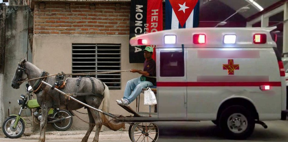 Mitos de la salud cubana: carretas a caballo como ambulancia