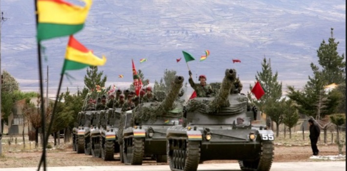 Gobierno de China regaló a Bolivia treinta tanques de guerra