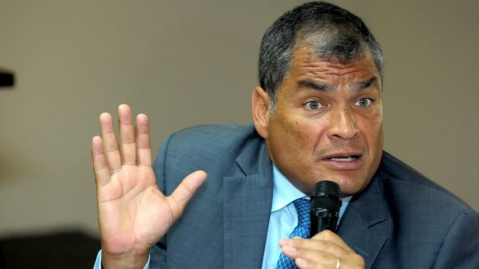 Embajada Ecuador tramitaría extradición de Correa si se refugiara en España