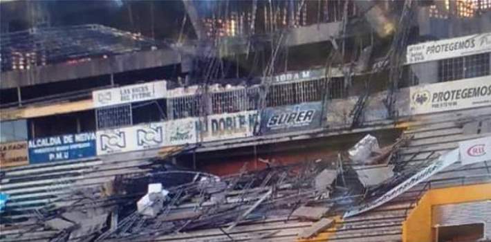 Colombia: desplome de estadio de Neiva deja 3 muertos y 30 heridos