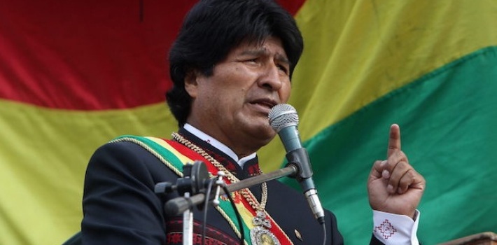 Bolivian President Evo Morales blames social media