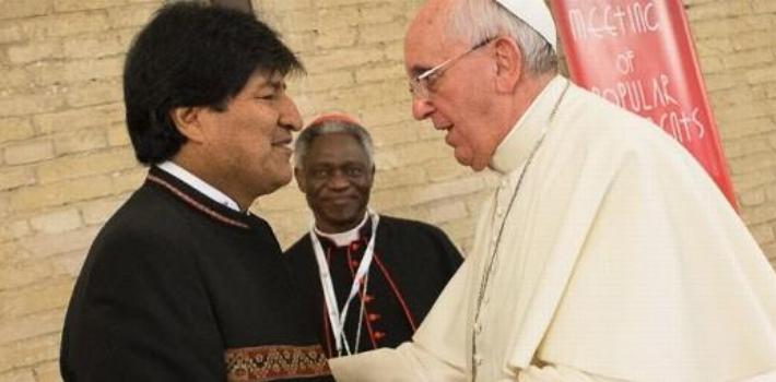 Evo Morales dio un ultimátum a&nbsp;la&nbsp;Iglesia Católica de Bolivia