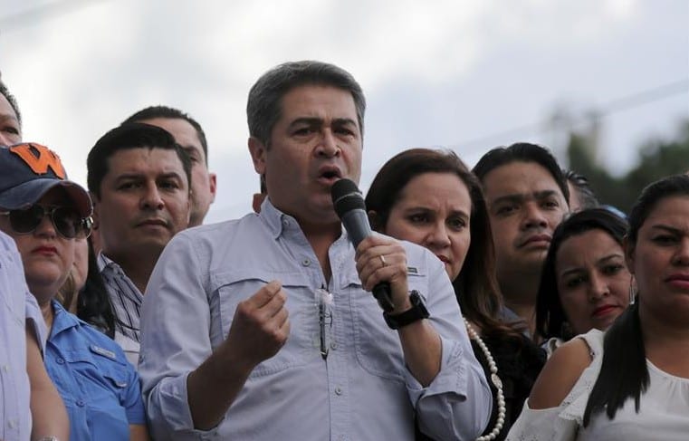 Honduran President Juan Orlando Hernandez has publicly denounced the Maduro regime in Venezuela (