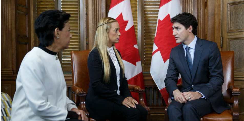 Primer ministro de Canadá se reúne con Lilian Tintori y pide liberación de presos políticos de Venezuela