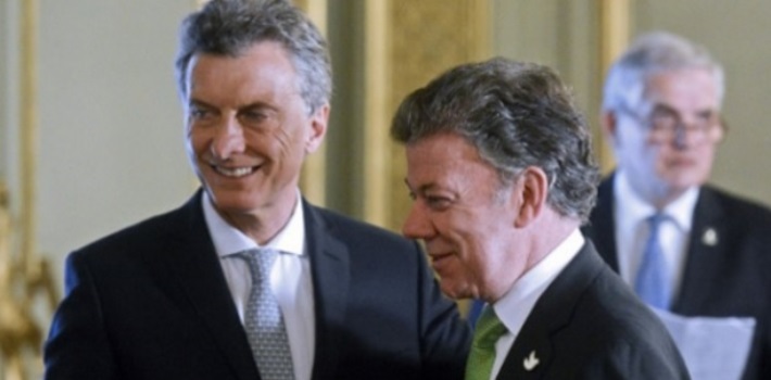Macri llega a Colombia para acercarse a la Alianza del Pacífico