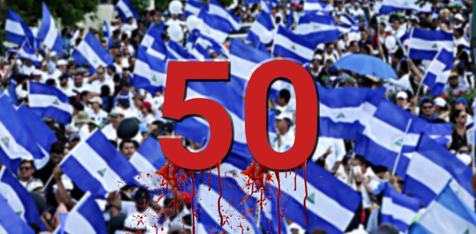 Ortega bate récords en represión tras 50 días de protestas en Nicaragua