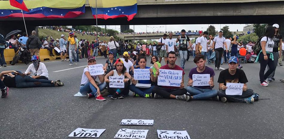Oposición paraliza Venezuela con nuevo «Gran Plantón Nacional»