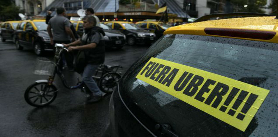 bloqueo de Uber