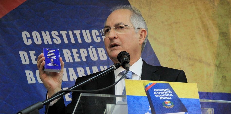 «O cambiamos de conducción o seremos responsables de que este régimen siga destruyendo a Venezuela»: Antonio Ledezma