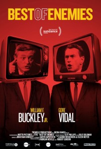Best of Enemies is based on the 1968 debates between Gore Vidal and William F. Buckley Jr. 