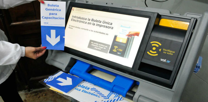 Argentina podría tener voto electrónico en próximas elecciones