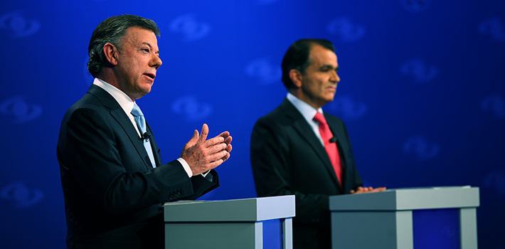 Colombia: Diálogo con las FARC domina primer debate de candidatos presidenciales