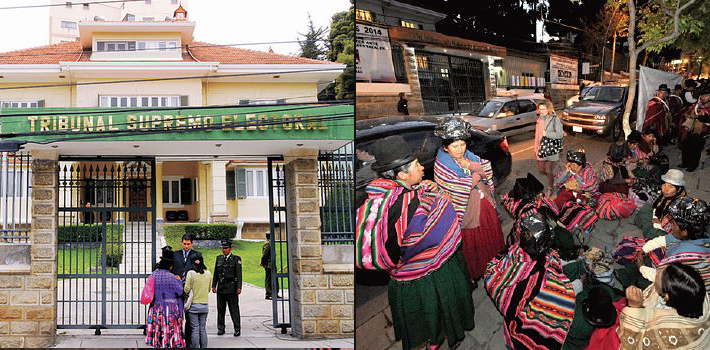 Indígenas en Bolivia piden elegir autoridades según sus tradiciones