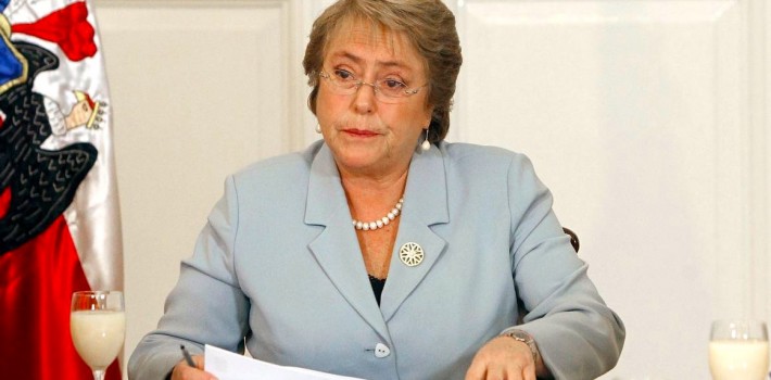 El desplome de Michelle Bachelet