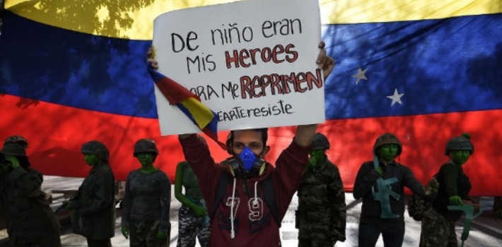 Venezuela: Gobierno se arma para brutal represión de histórica marcha opositora