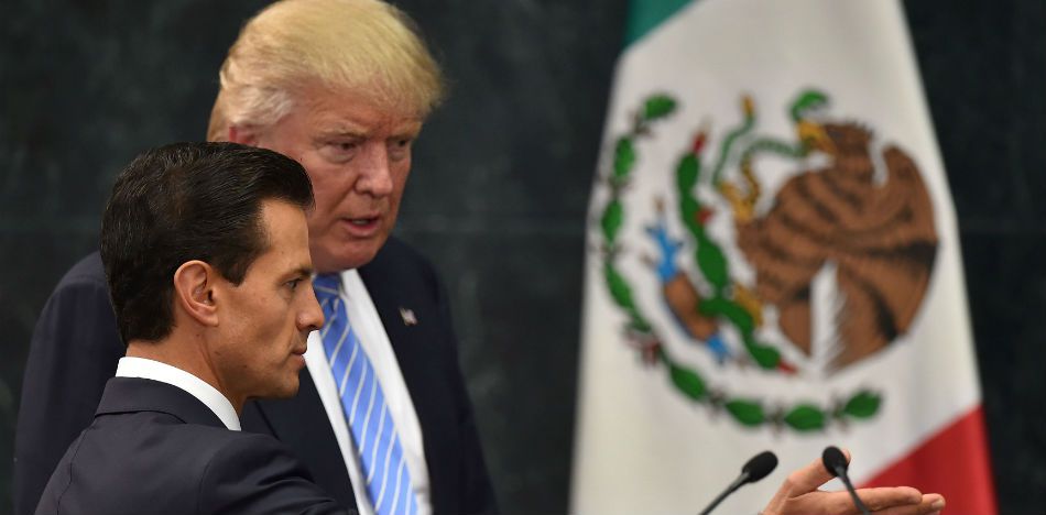 Trump aseguró que aceptó permanecer en el TLCAN